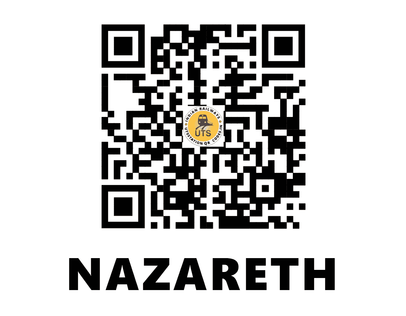 UTS QR Code for NAZARETH - NZT - SR (TAMIL NADU)